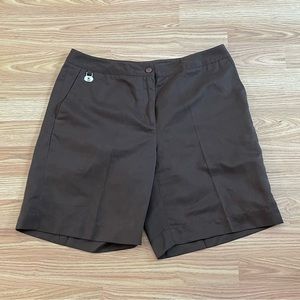 Lizgolf AUDRA GOLF SHORTS BROWN SIZE 8